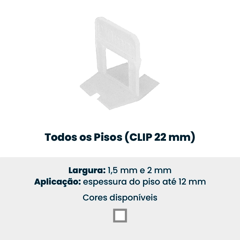 Produto da Forte Plásticos: espaçador para todos os pisos.